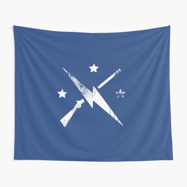 Minutemen Logo (WornWhite) Tapestry