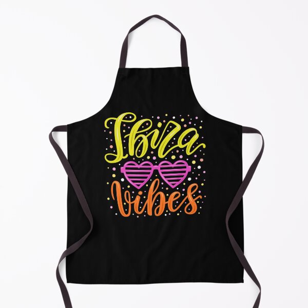 Item preview, Ibiza vibes frase de letras dibujadas a mano con gafas de corazón rosa. designed and sold by AidanShea.