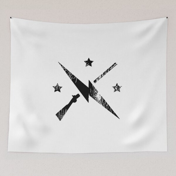 Item preview, Minutemen Logo (WornBlack) designed and sold by Mercatus.