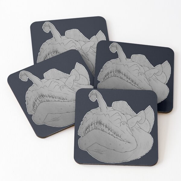 Item preview, Anglerfish - Greyscale designed and sold by Fluffgar.