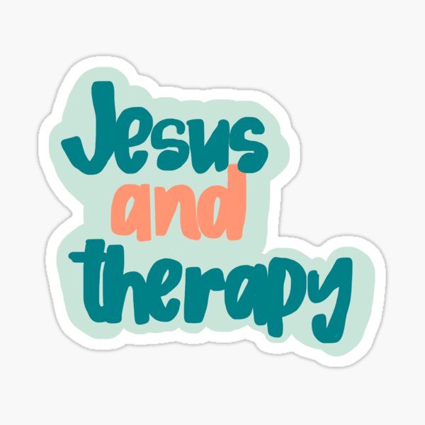 Item preview, Jesus and therapy  designed and sold by Kaitlyn Brown.