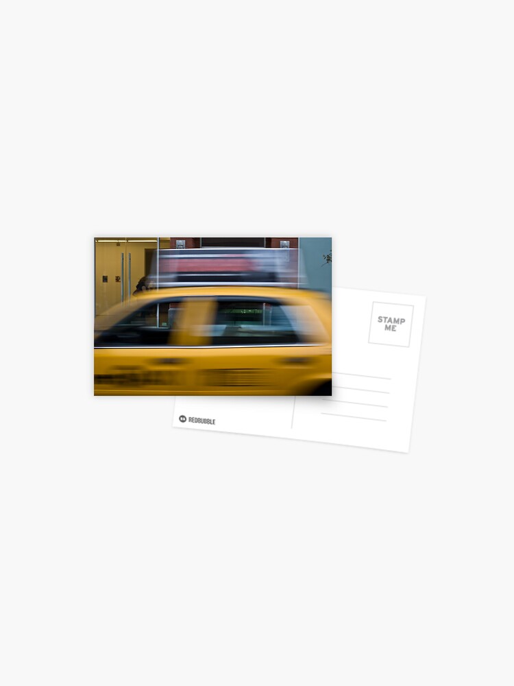 Thumbnail 1 of 2, Postcard, Yellow Taxi designed and sold by mcnallyr.