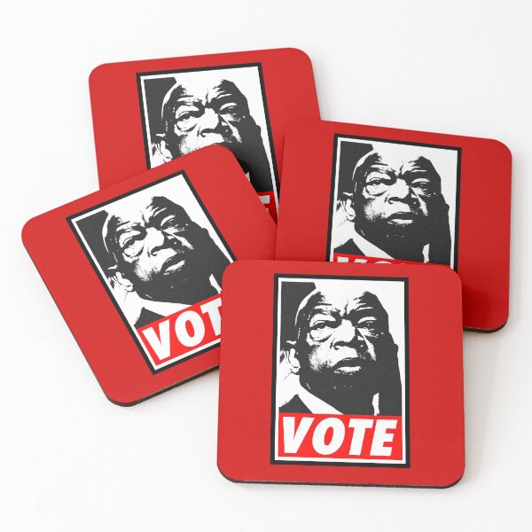 Item preview, John Lewis - VOTE (red) designed and sold by Thelittlelord.