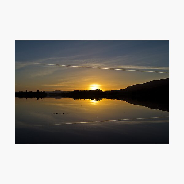 Menteith Sunset Photographic Print