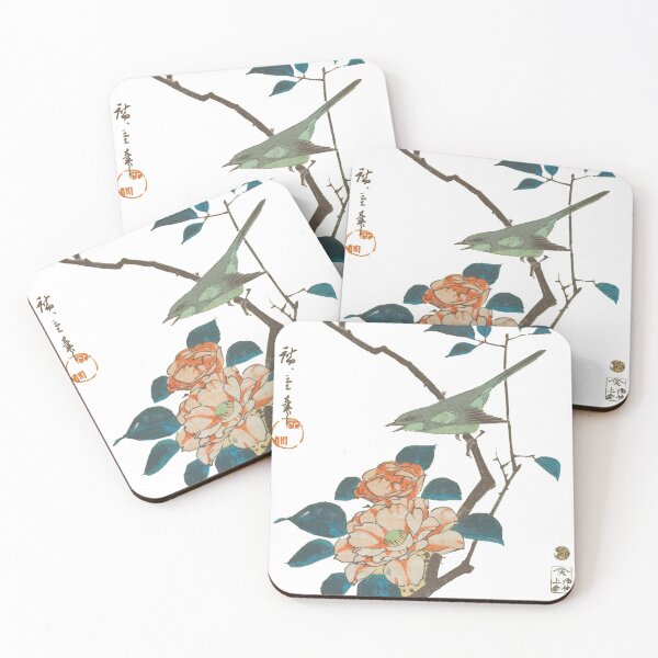 Item preview, Camellia and Bush Warbler designed and sold by killies.