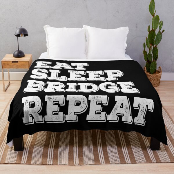Item preview, Eat Sleep Bridge Repeat designed and sold by meedTee.