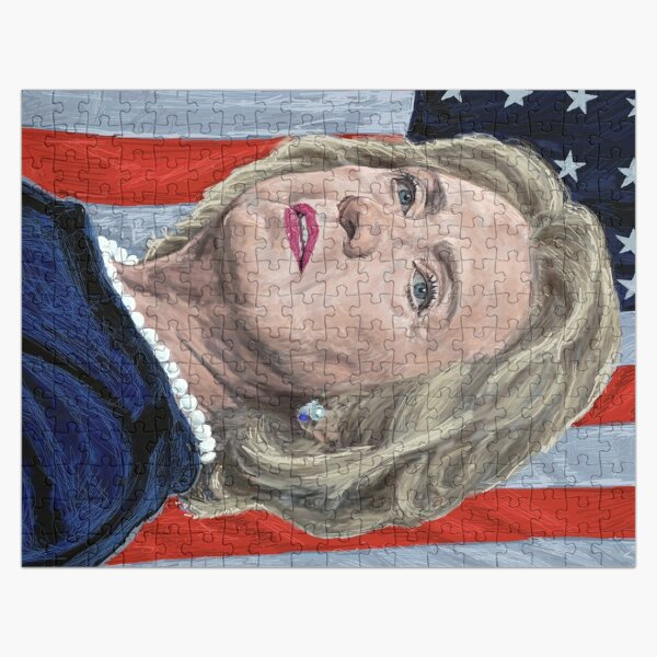 Presidential Candidate Hillary Rodham Clinton Jigsaw Puzzle