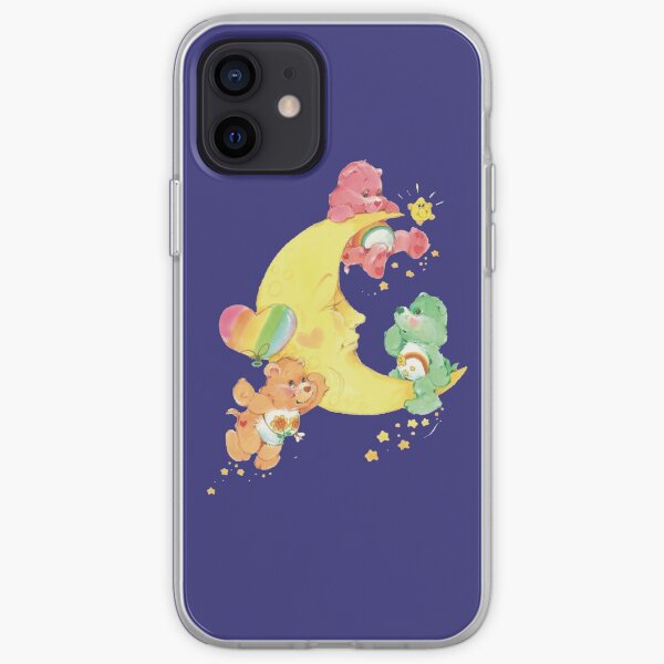 CARE CLASSIC BEARS cheer wish friend bear 90S 80S RAINBOW Y2K 2000S nostalgia print iPhone Soft Case