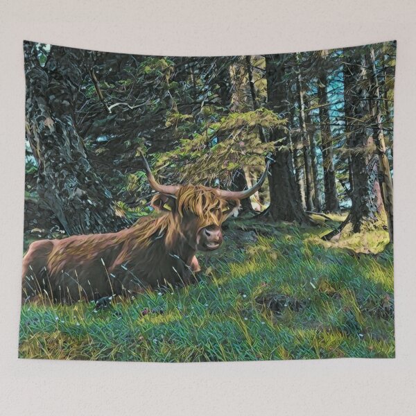 Item preview, Highland Cow on Mull designed and sold by AndythephotoDr.