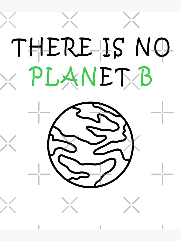 "There Is No Planet B " Poster For Sale By ZINE07 | Redbubble