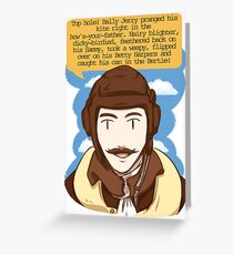 RAF Banter color Greeting Card