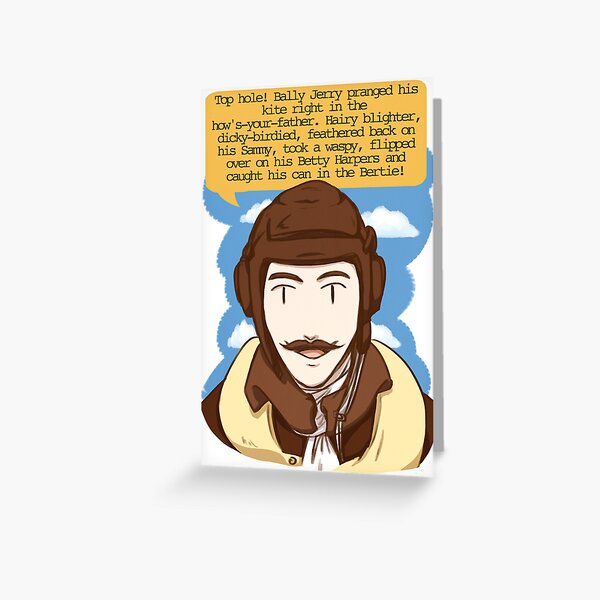 RAF Banter color Greeting Card