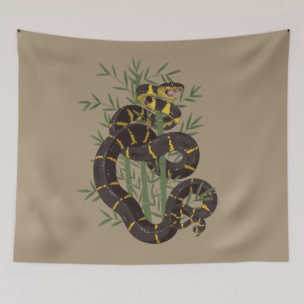 Item preview, Mangrove Snake with Bamboo designed and sold by Paige Penrose.