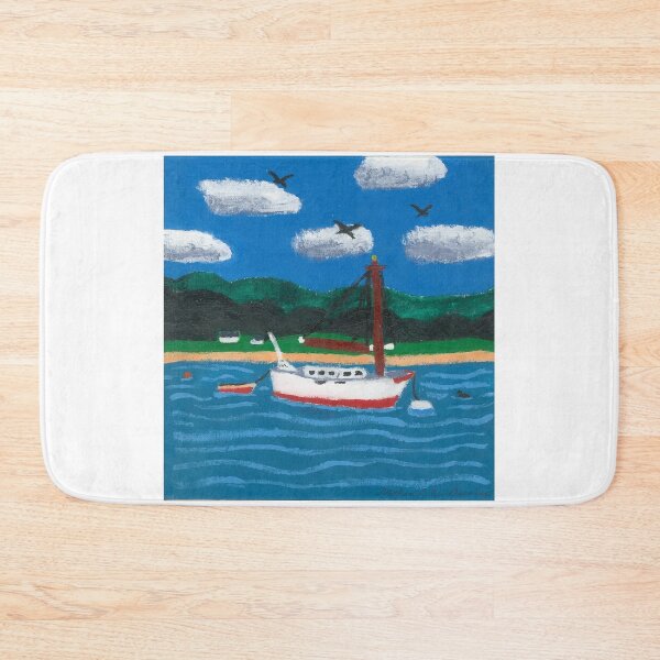 Item preview, Anchored Sailboat [Acrylic Paint] designed and sold by Nathaniel E. Dearing.