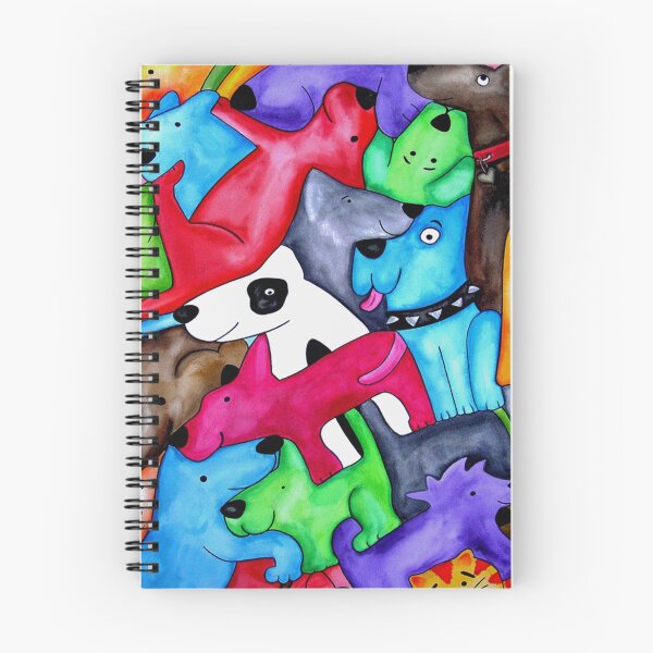 Item preview, "Dog Chaos" by Melody Smith designed and sold by MelodySmithArt.