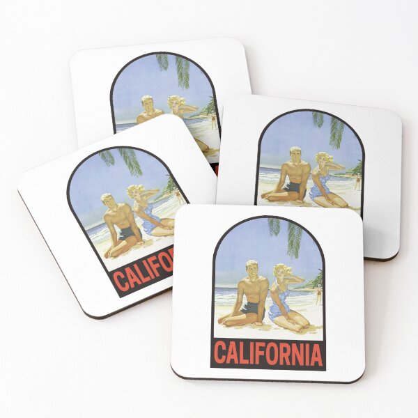 Artikelvorschau, Vintage California Travel Aufkleber entworfen und verkauft von fearcity.