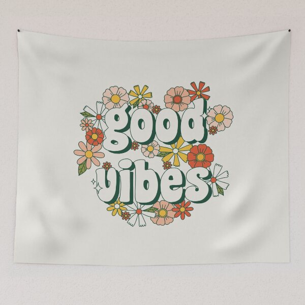 Item preview, Good Vibes with Flowers designed and sold by jamiemaher15.