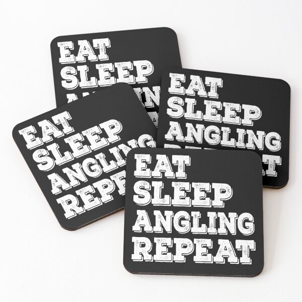 Item preview, Eat Sleep Angling Repeat  designed and sold by meedTee.
