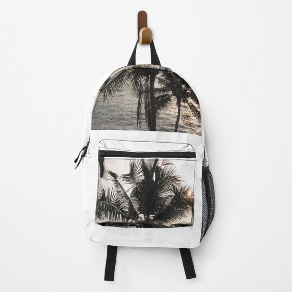 Item preview, Palm trees by the beach with beautiful setting sun in the background designed and sold by Aishwarya Singh.