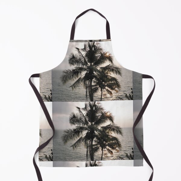 Item preview, Palm trees by the beach with beautiful setting sun in the background designed and sold by Aishwarya Singh.