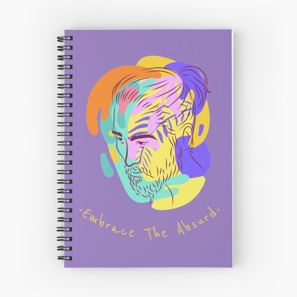 Aperçu de l'œuvre Albert Camus - Embrace the absurd créée et vendue par EvolutionWisdom.