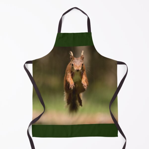 Item preview, Red Squirrel jumping in mid air designed and sold by Chris Monks.