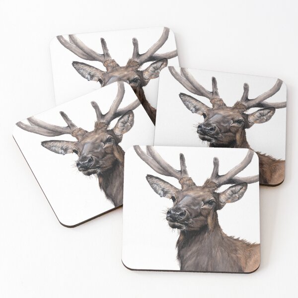 Item preview, American Elk Watercolor designed and sold by Nickif14.