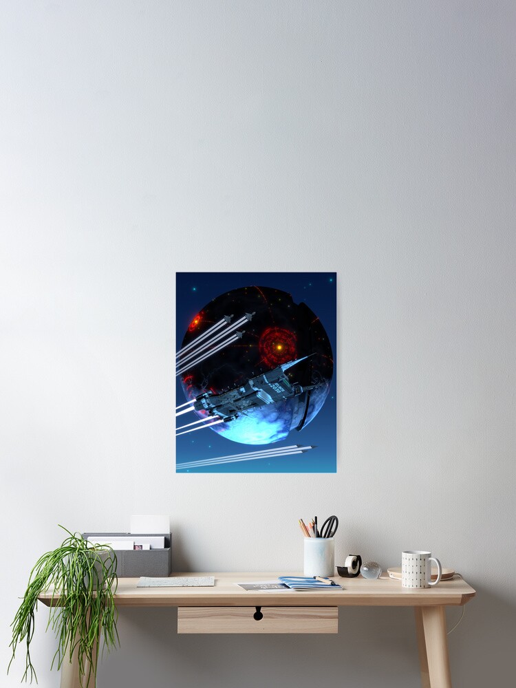 Aperçu 2 sur 3. Poster avec l'œuvre Escadron Galactique Déployé créée et vendue par SmartGalaxy.