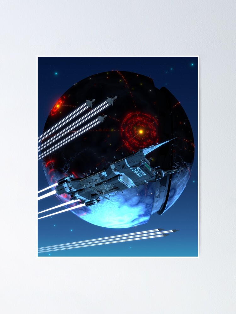 Aperçu 1 sur 3. Poster avec l'œuvre Escadron Galactique Déployé créée et vendue par SmartGalaxy.