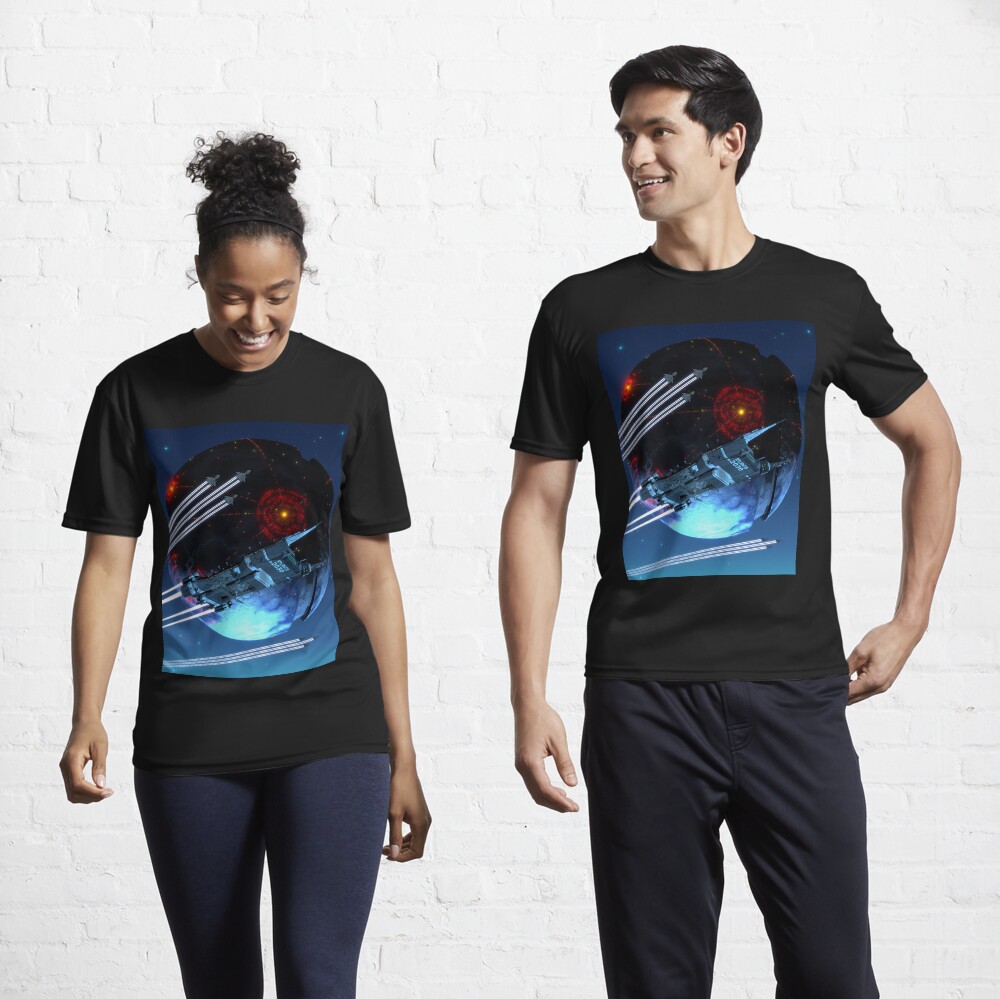 Aperçu de l'œuvre T-shirt respirant créée et vendue par SmartGalaxy.