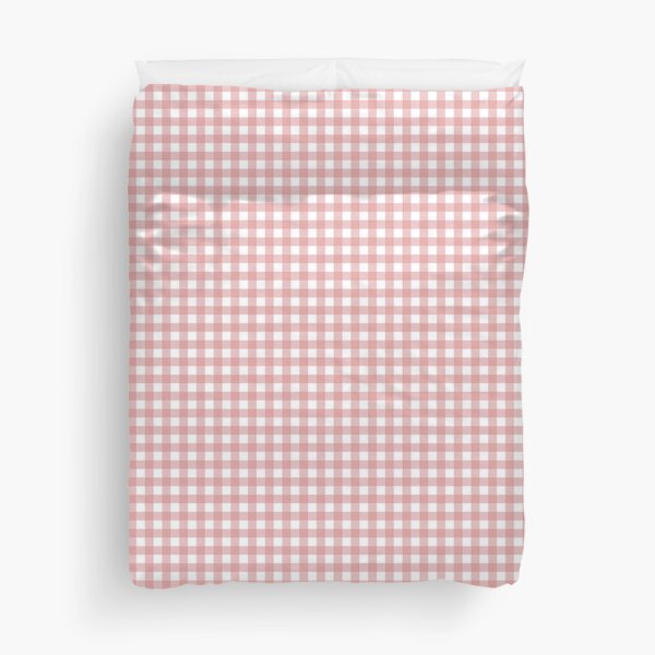 pastel gingham duvet cover