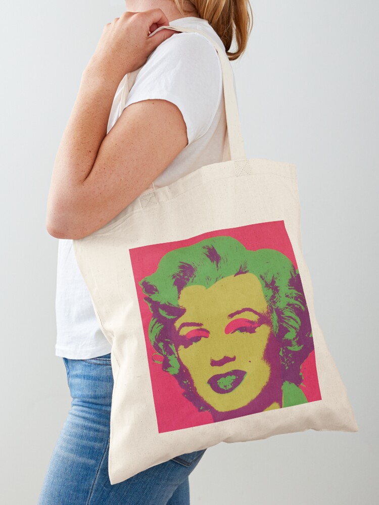 Marilyn Monroe  Andy Warhol Marilyn Diptych Pop Art Tote Bag for