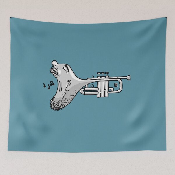 Item preview, Trumpet Man designed and sold by warmyourtoes.
