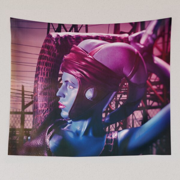 Item preview, Purple Lady wielding a sword designed and sold by kimopix.