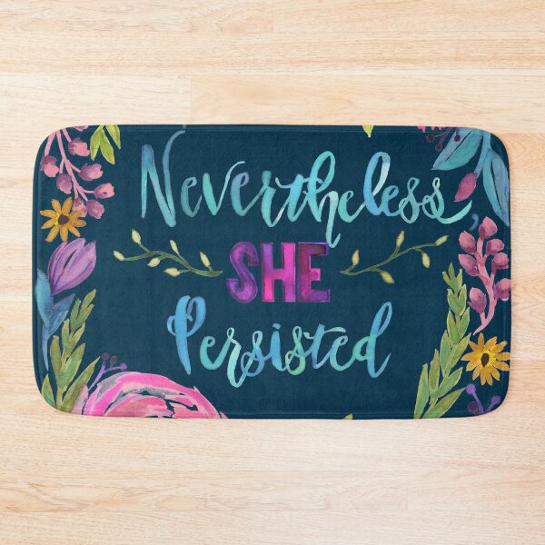 Item preview, Nevertheless She Persisted (Blue) designed and sold by 3willows.