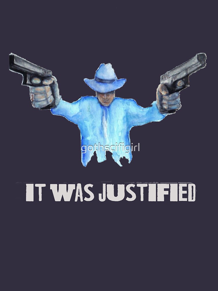 Raylan Givens, "It was Justified" , Light-colored words by gothscifigirl