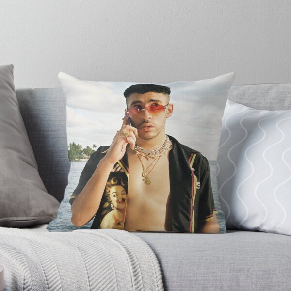 BAD BUNNY Playboy 2020 Throw Pillow