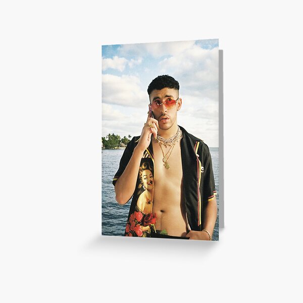 BAD BUNNY Playboy 2020 Tarjetas de felicitación