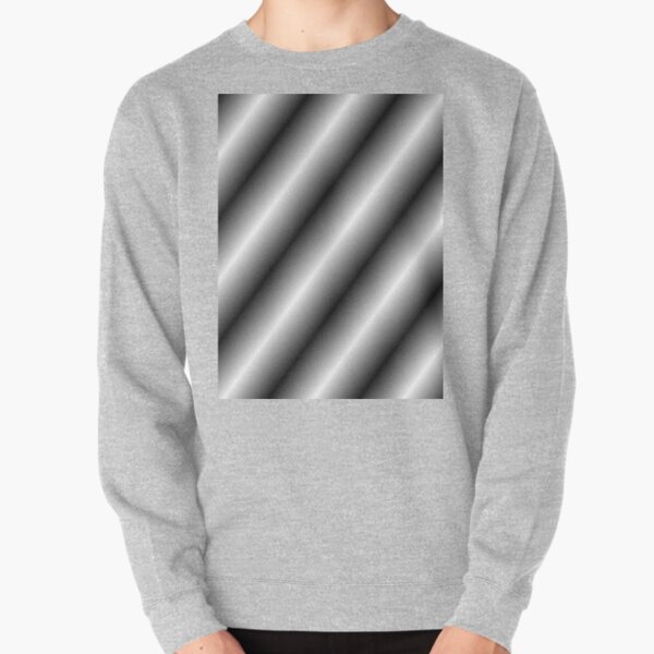 Darkness Waves, Monochrome Pullover Sweatshirt