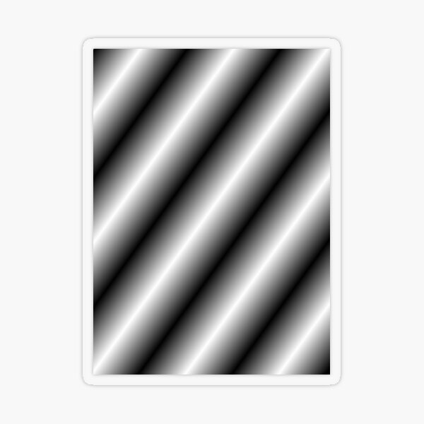 Darkness Waves, Monochrome Transparent Sticker