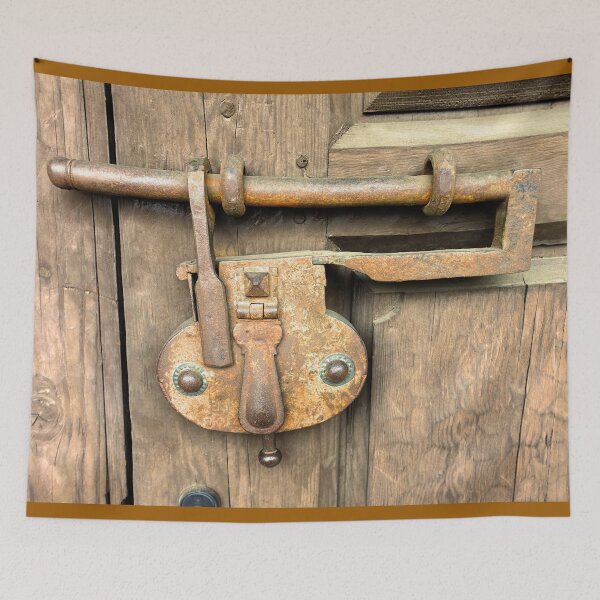 Item preview, Old Padlock - Vintage Industrial Style designed and sold by LaRoach Digital Arts.