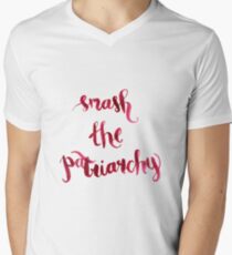 Smash The Patriarchy Men's V-Neck T-Shirt