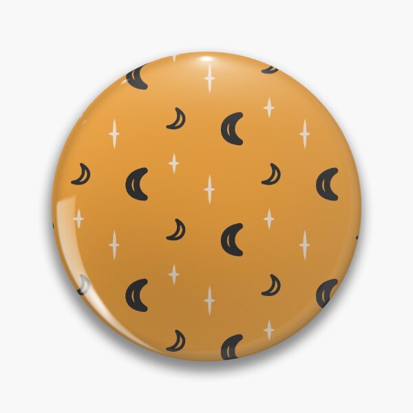 Item preview, Moon + Stars in Gold designed and sold by Lindsay Hook.