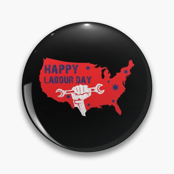 Artikelvorschau, Happy Labour Day Amerika Karte entworfen und verkauft von kamilu.