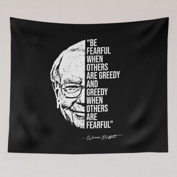 Item preview, Warren Buffett quotes, quote designed and sold by madkitten.