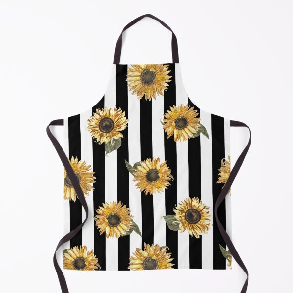 Item preview, Sunflowers on Stripes designed and sold by The Tilted Flamingo.