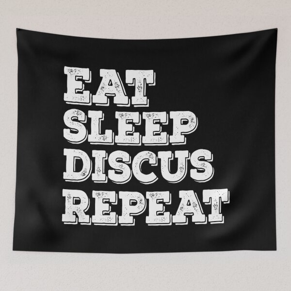 Item preview, Eat Sleep Discus Repeat  designed and sold by meedTee.