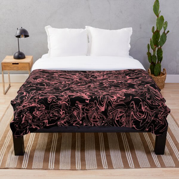 Item preview, Marbled Pink on Black designed and sold by FernDosia.
