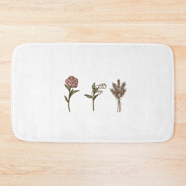 Item preview, Flower Trio (White Background) designed and sold by somewhereartsy.