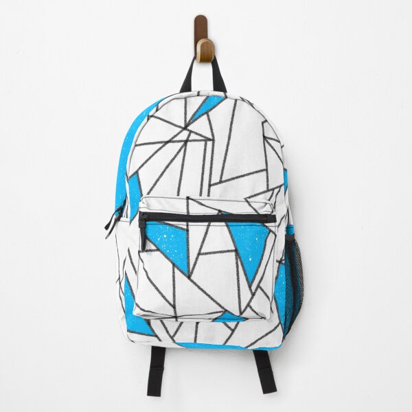 Item preview, Blue and Black geometric pattern designed and sold by ekpatterns.